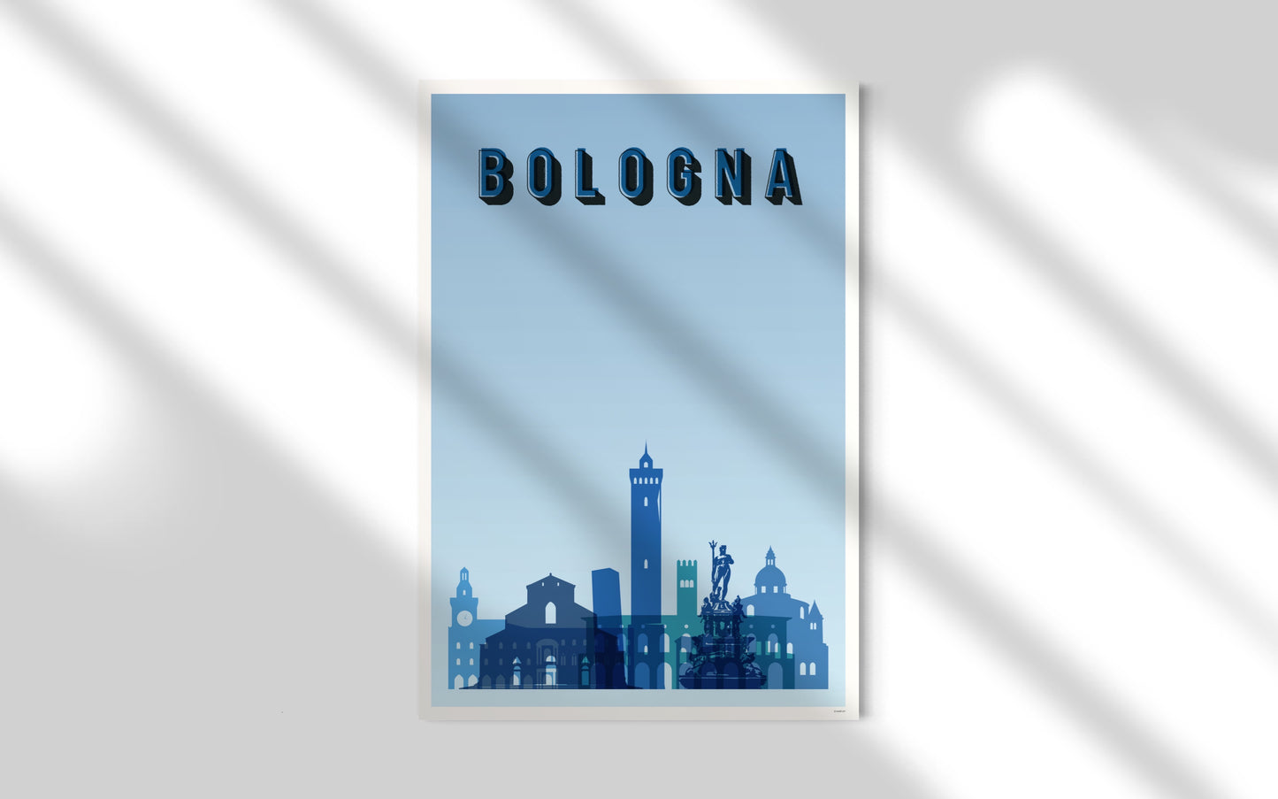 Bologna in blue (Poster)