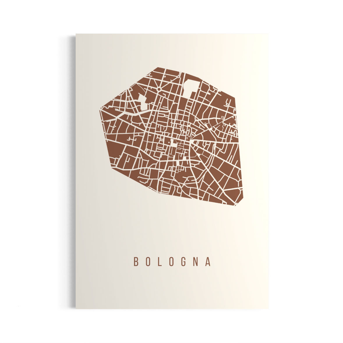 Bologna Map (Poster)