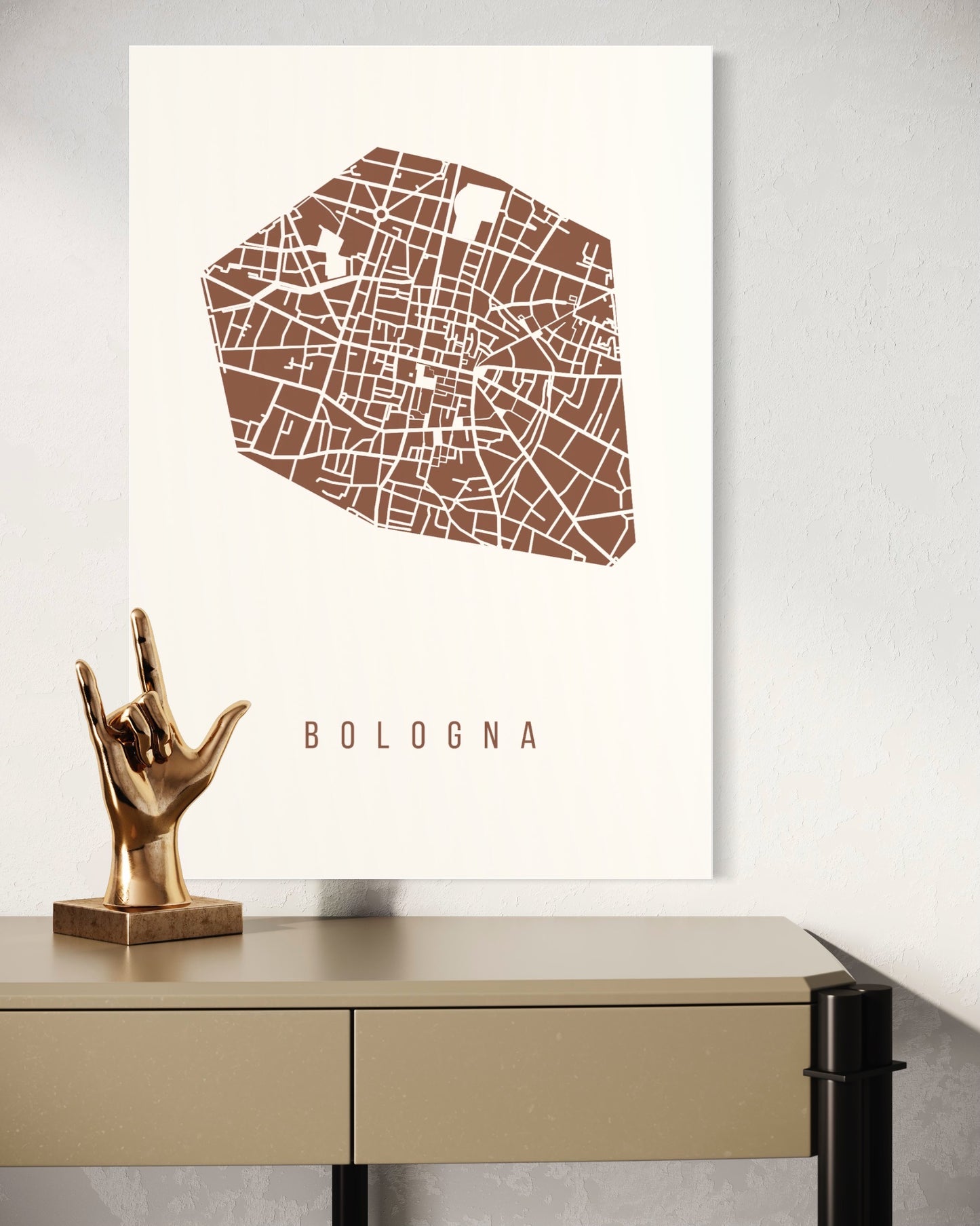 Bologna Map (Poster)